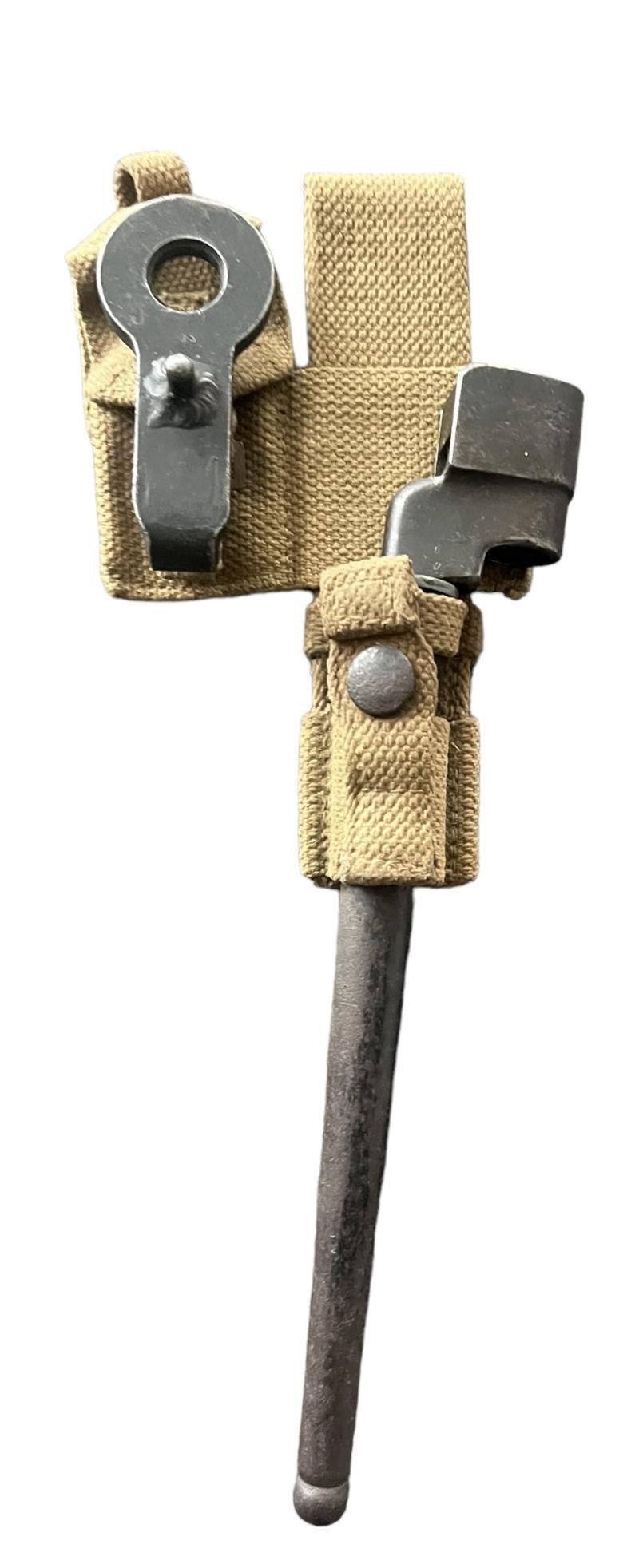 Rare British (Airborne) Sten MK V Gun Blanking Plate Canvas Frog 1945 - Unussued - Condition