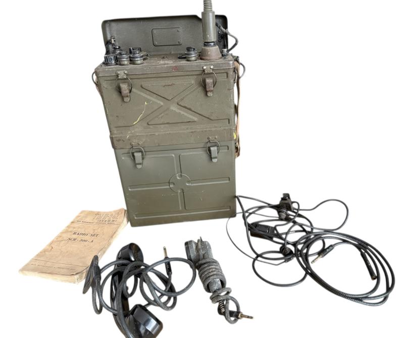U.S. BC-1000 (SCR-300) Back Pack Radio 1944 Dated Complete - Nice Used Condition