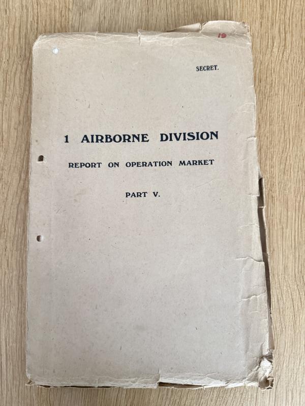 Extremely Rare Official Military After The Battle Report Arnhem 1944 - Nice Used Condition
