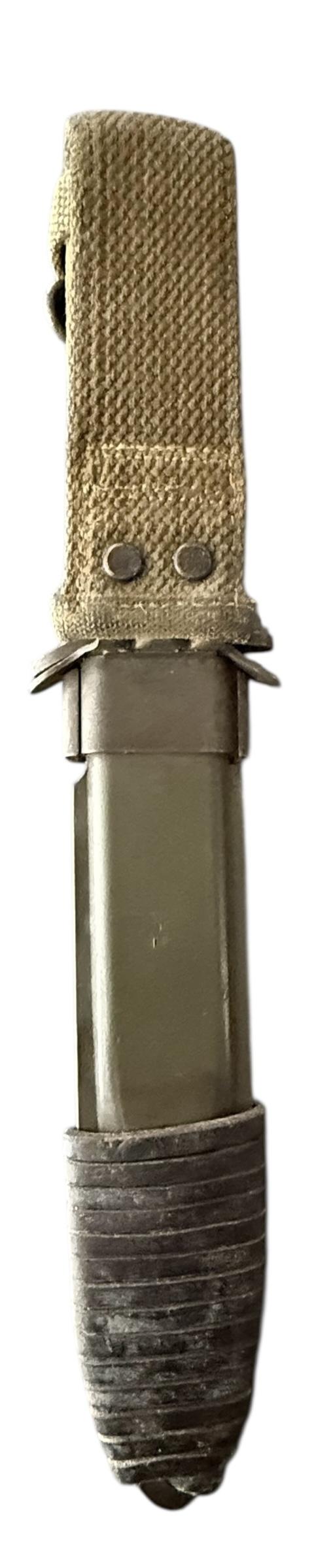 U.S. 3rd Model M3 Trench Knife and M8 Scabbard Rare Makers Mark