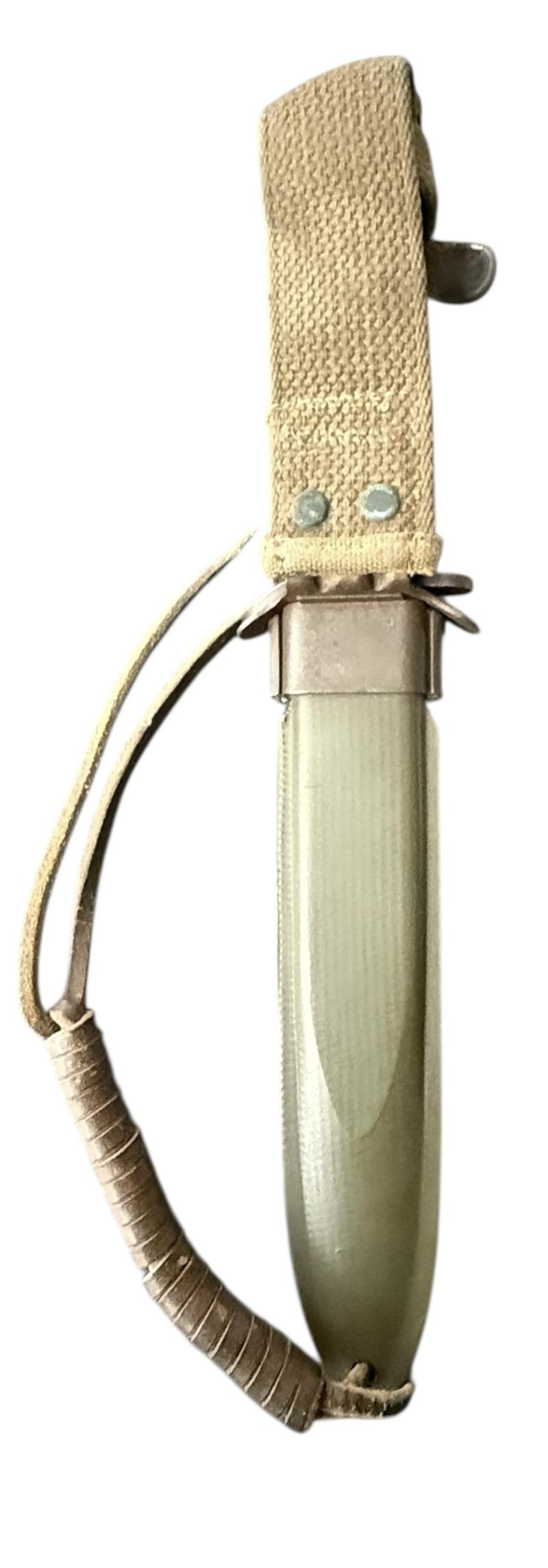 U.S. 3rd Model M3 Trench Knife and M8 Scabbard Rare Makers Mark