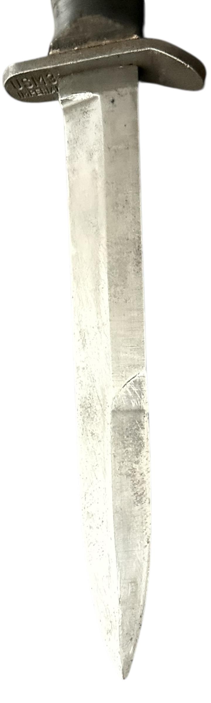 U.S. 3rd Model M3 Trench Knife and M8 Scabbard Rare Makers Mark