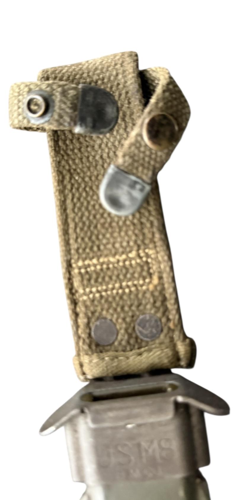 U.S. 3rd Model M3 Trench Knife and M8 Scabbard Rare Makers Mark