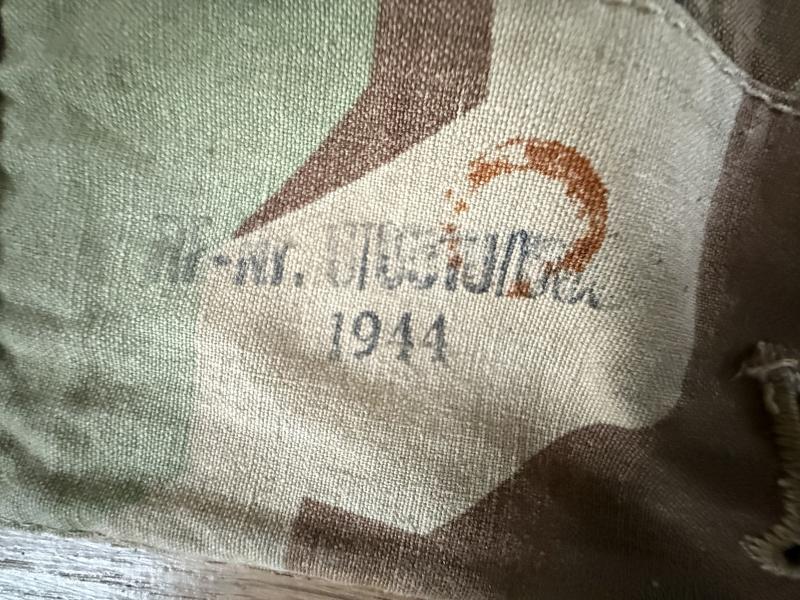 WH (Heer) Zeltbahn 31 Dated 1944 - Nice Used Condition