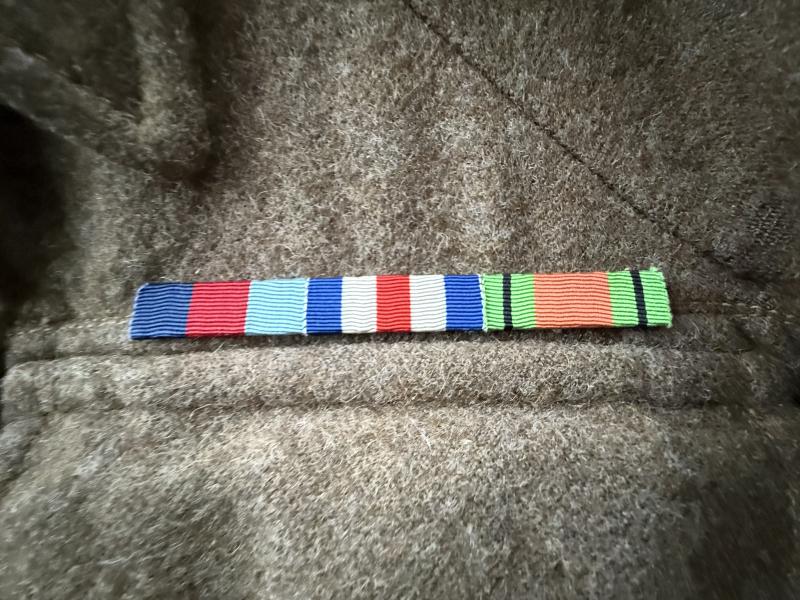 British 1937 Pattern Battle Dress Mounted To A Commando of Danish Nationality - Nice Used Condition