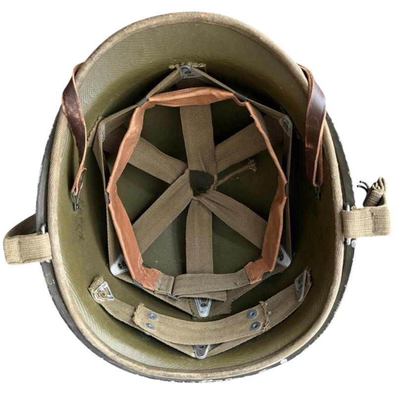 U.S. M1 Helmet Fitted With Hawley Liner - Nice Used Condition