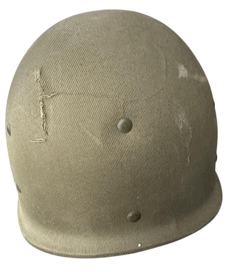 U.S. M1 Helmet Fitted With Hawley Liner - Nice Used Condition