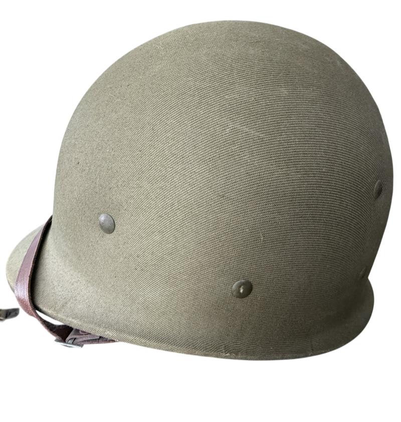 U.S. M1 Helmet Fitted With Hawley Liner - Nice Used Condition