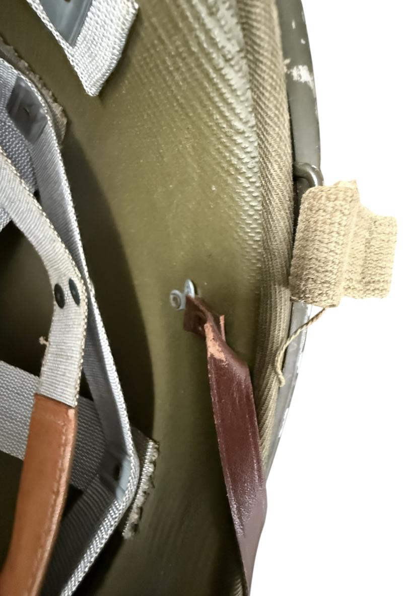 U.S. M1 Helmet Fitted With Hawley Liner - Nice Used Condition