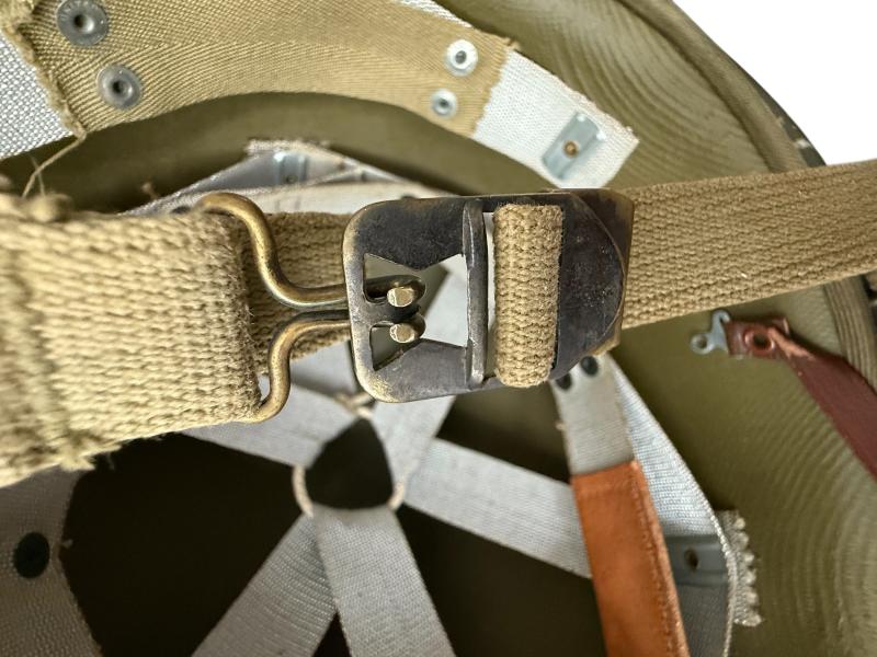 U.S. M1 Helmet Fitted With Hawley Liner - Nice Used Condition