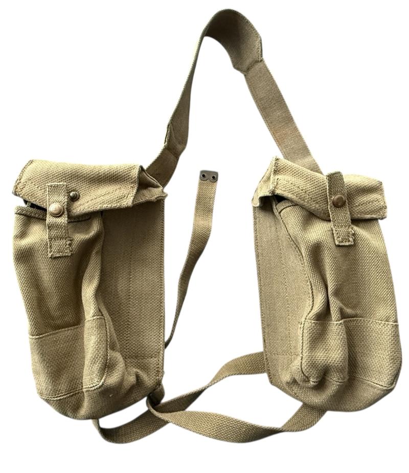 1937 Pattern Webbing Bren Gun Pouches MeCo 1940 - Nice Used Condition