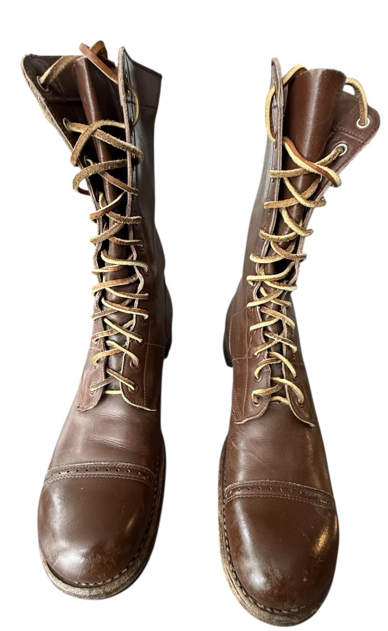 U.S. (Airborne) Paratrooper Corcoran Jump Boots Size 10 - Mint Unussued Condition