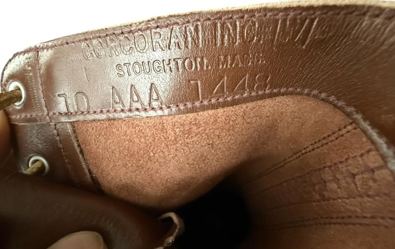 U.S. (Airborne) Paratrooper Corcoran Jump Boots Size 10 - Mint Unussued Condition