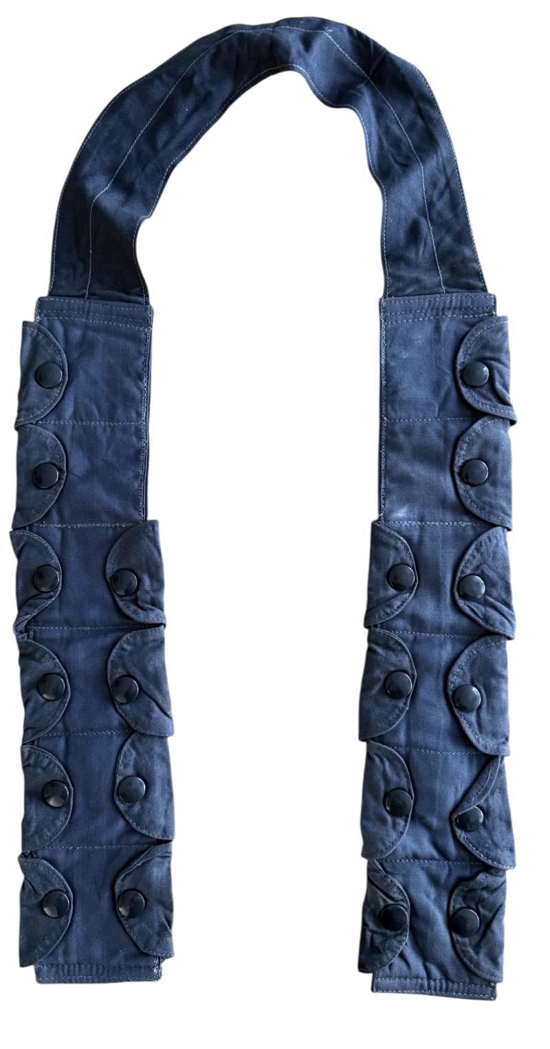 LW 'Fallschirmjäger' K98 Bleu Collor Ammunition Bandoleer - Mint Condition