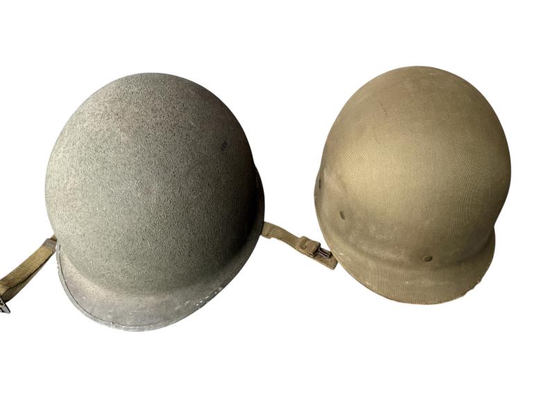 U.S. M1 Helmet Fitted With Hawley Liner - Nice Used Condition