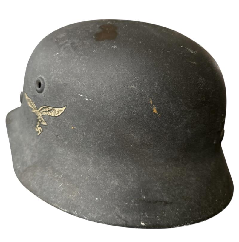 WH (Luftwaffe) Single Decal M40 Combat Helmet - Nice Used Condition