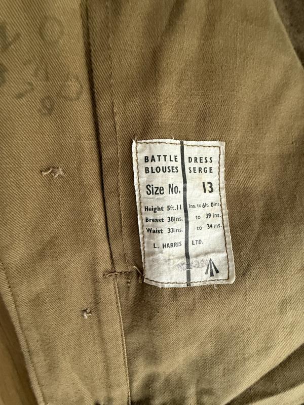 British (Airborne) Pattern 1937 Glider Pilot Regiment Battle Dress Badge 2nd Glider Pilot 1942 Dated