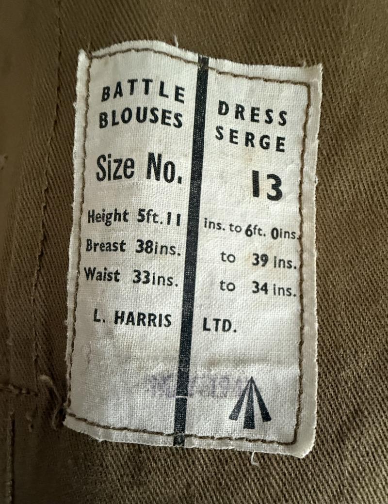 British (Airborne) Pattern 1937 Glider Pilot Regiment Battle Dress Badge 2nd Glider Pilot 1942 Dated