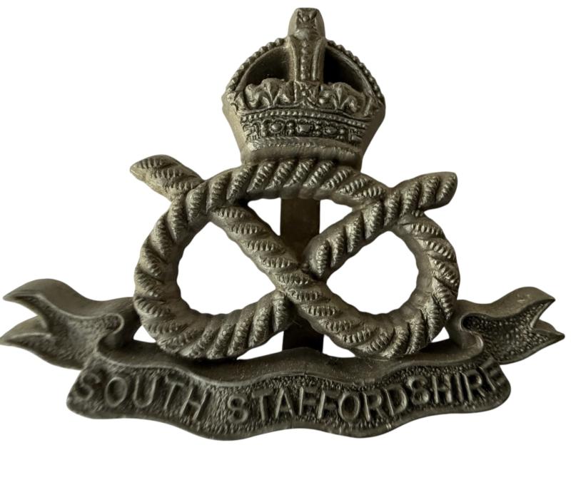 British (Airborne) Economy i.e. Plastic South Stafford Cap Badge - Nice Used Condition