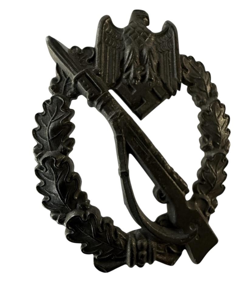 Infantry Assault Badge in Silver - Nice Used Condition