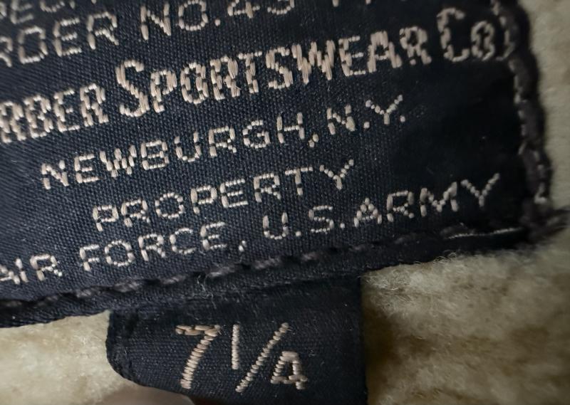 U.S. Air Force B-2 Flying Cap - Nice Used Condition