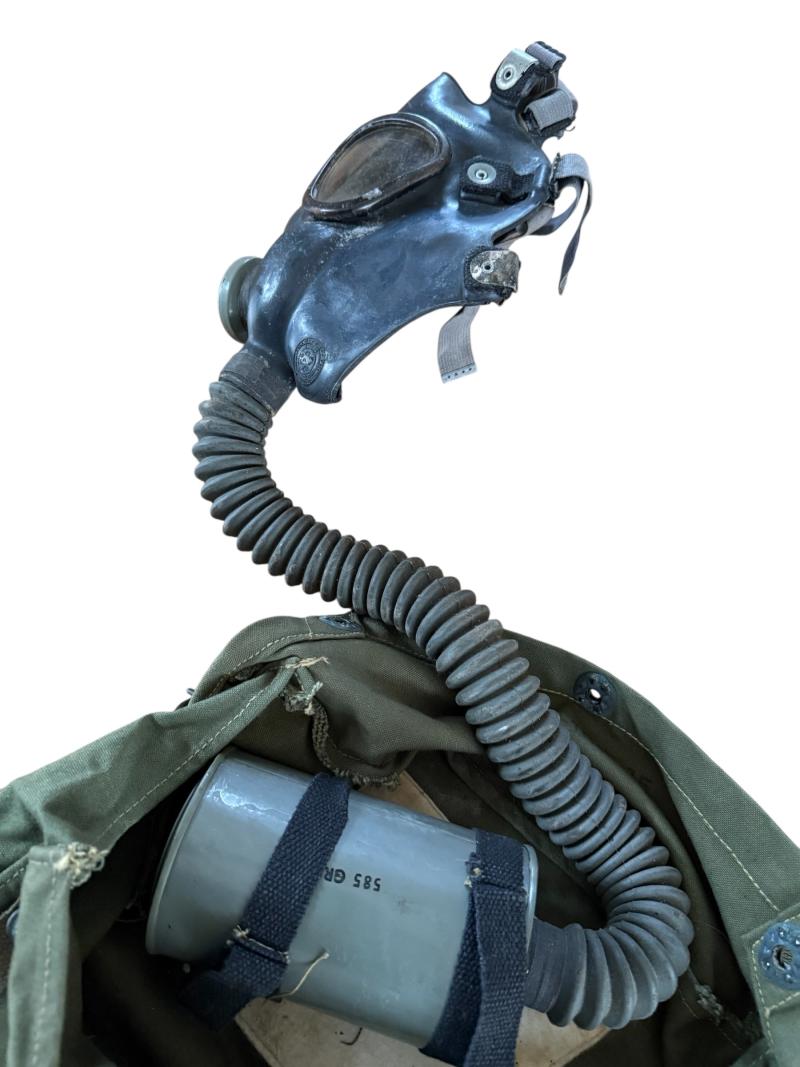 U.S. M3 Lightweight Gas Mask and M6 Carrier - Unissued Condition