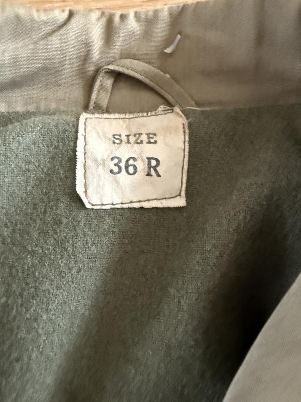 U.S. M1941 Field Jacket Mounted To 8th Armored Staff Sergeant - Near Mint Condition