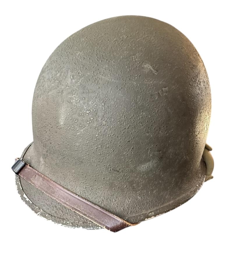 U.S. M1 Helmet Fitted With M1 Westinghouse Liner - Nice Used Condition