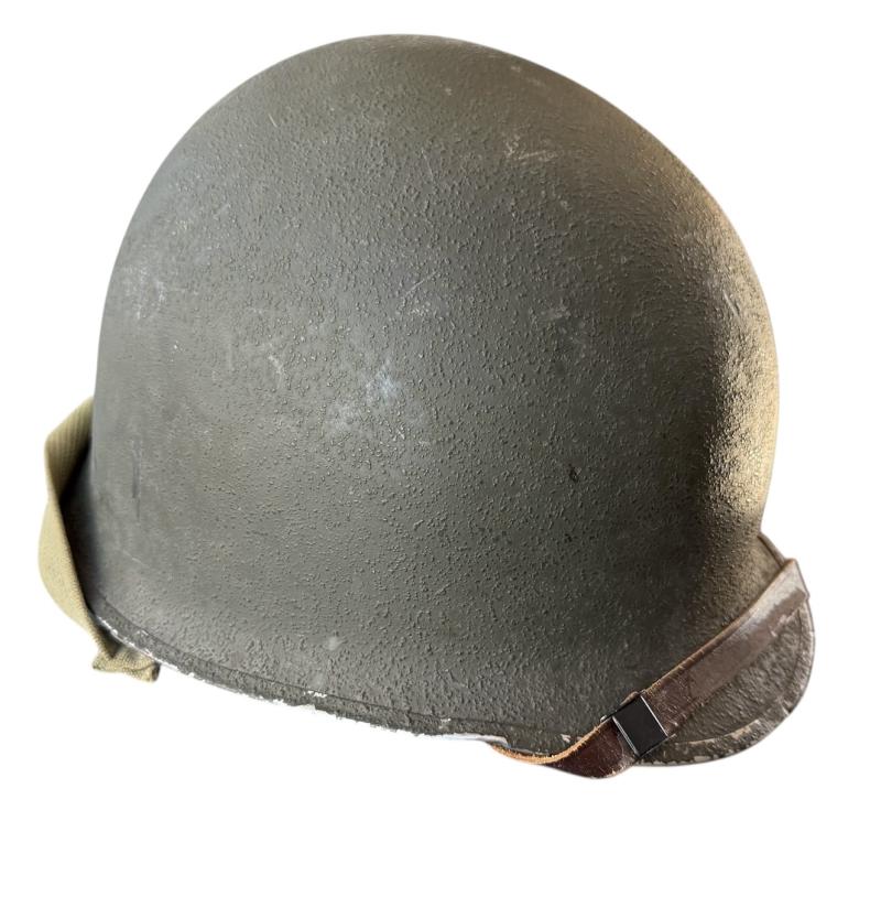 U.S. M1 Helmet Fitted With M1 Westinghouse Liner - Nice Used Condition