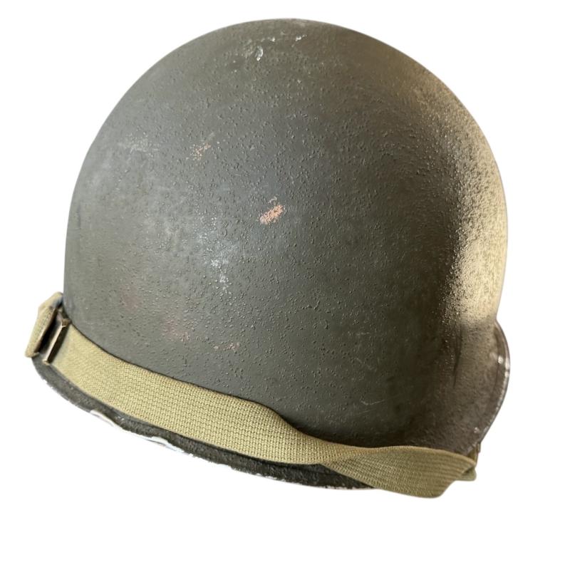 U.S. M1 Helmet Fitted With M1 Westinghouse Liner - Nice Used Condition