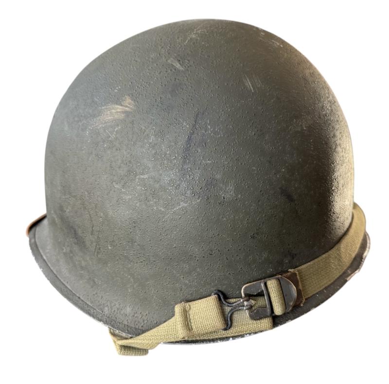 U.S. M1 Helmet Fitted With M1 Westinghouse Liner - Nice Used Condition
