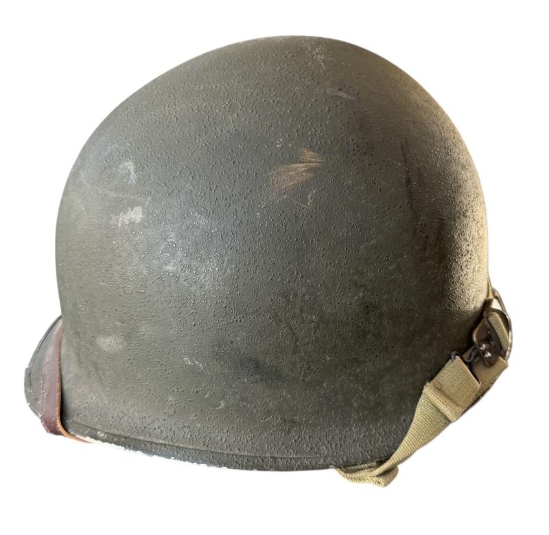 U.S. M1 Helmet Fitted With M1 Westinghouse Liner - Nice Used Condition