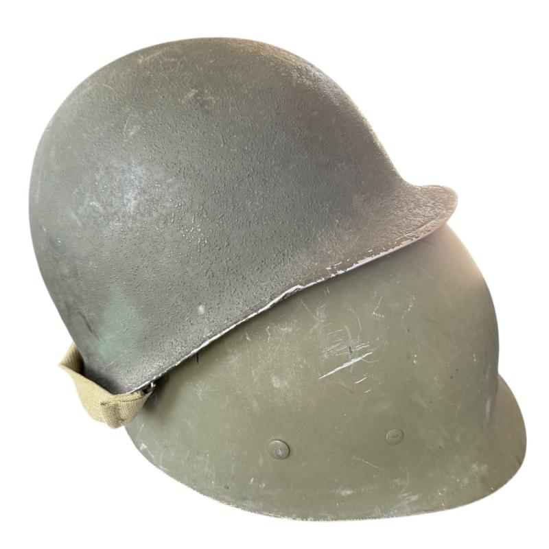 U.S. M1 Helmet Fitted With M1 Westinghouse Liner - Nice Used Condition
