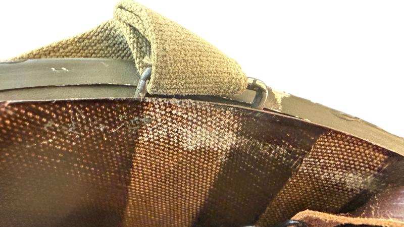 U.S. M1 Helmet Fitted With M1 Westinghouse Liner - Nice Used Condition