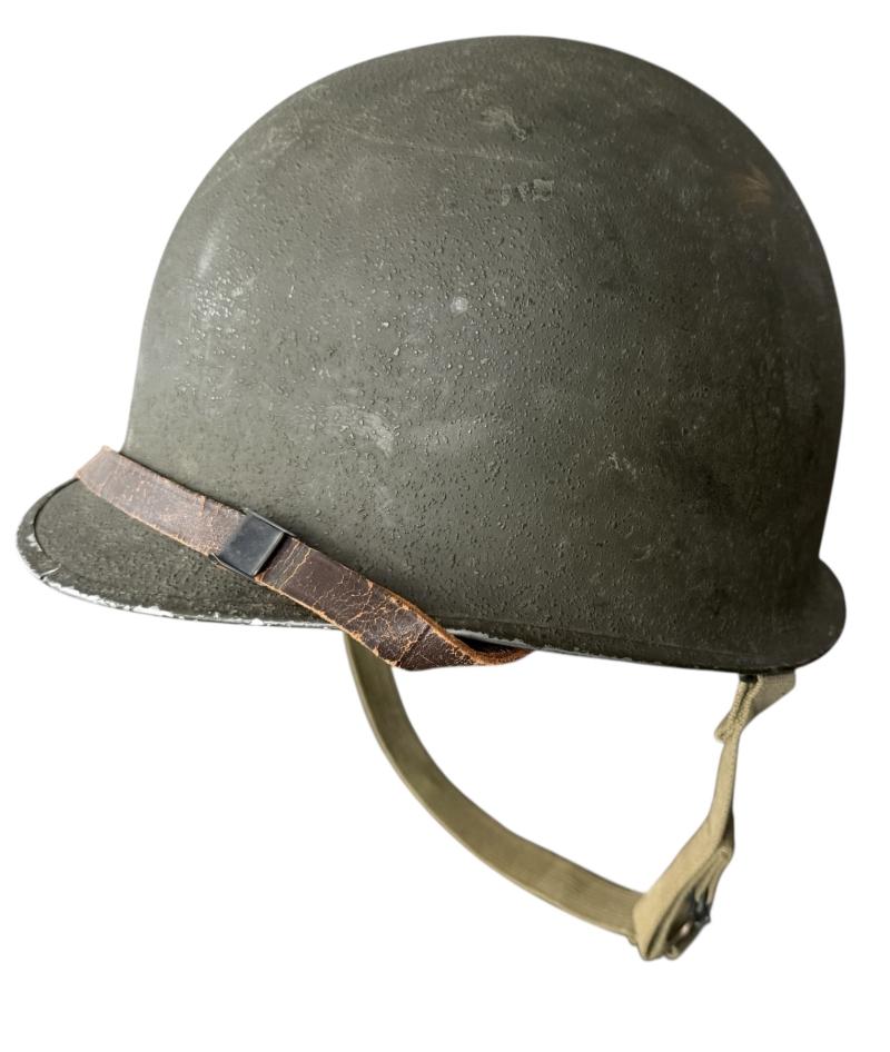 U.S. M1 Helmet Fitted With M1 Westinghouse Liner - Nice Used Condition