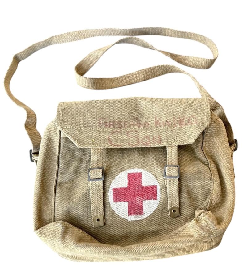 British Airborne Surgical Haversack 1944 - Nice Used Condition