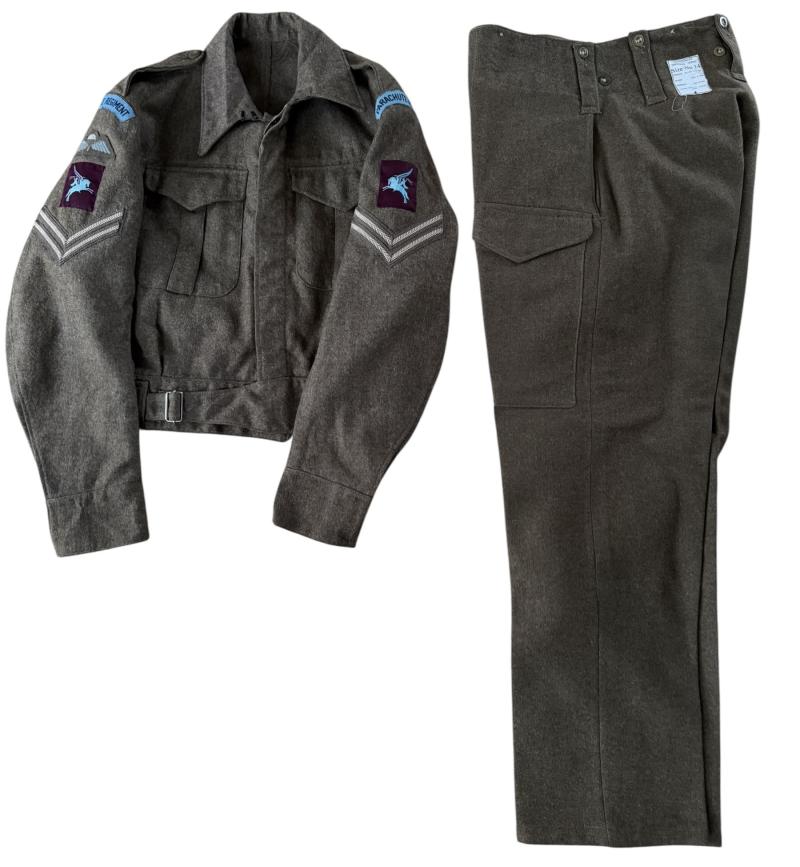 British (Airborne) Parachute Regiment 1937 Pattern Battle Dress Uniform - Near Mint Condition