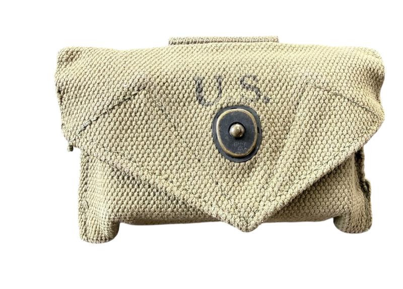 U.S. M-1942 First Aid Packet 1945 - Nice Used Condition