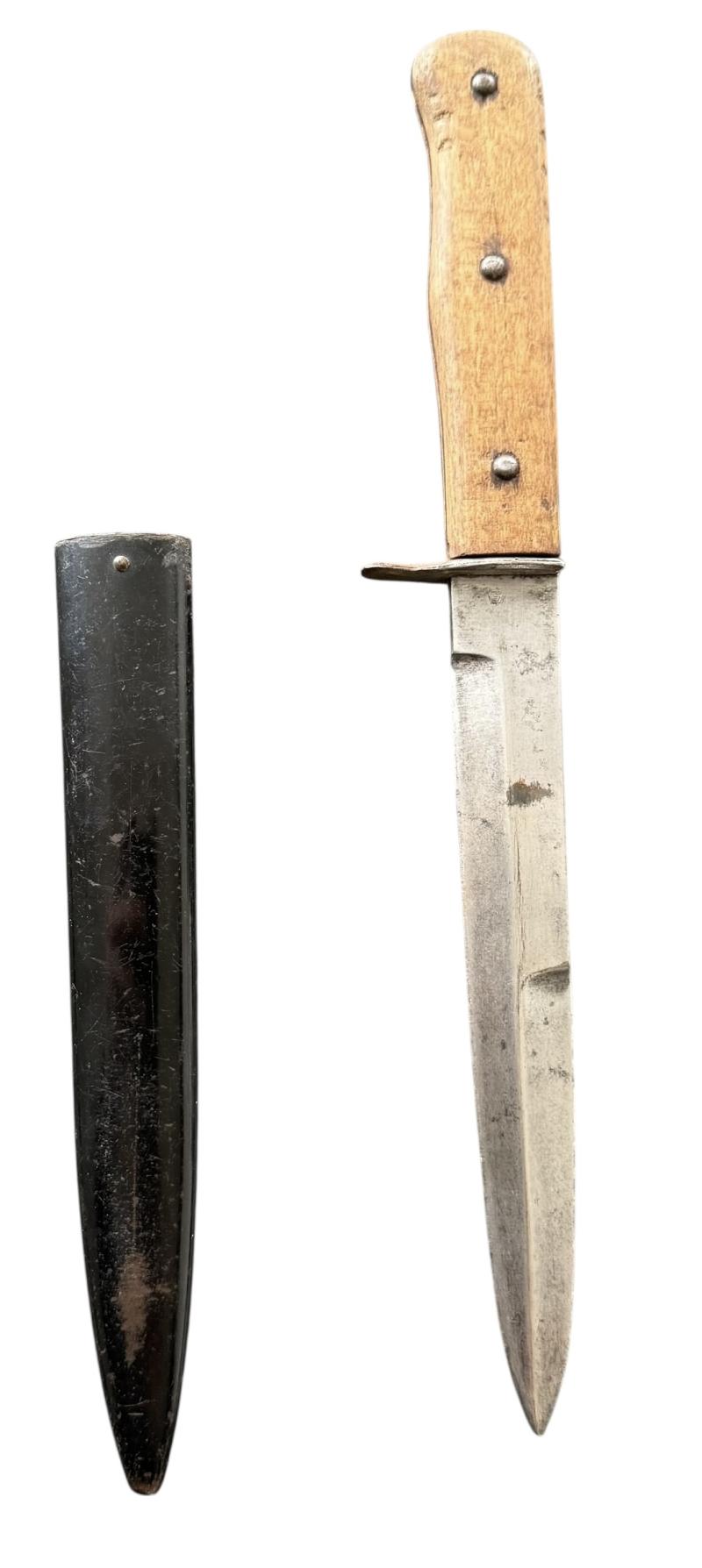 WH (Heer/Luftwaffe) Close Combat Fighting Knife - Nice Used Condition