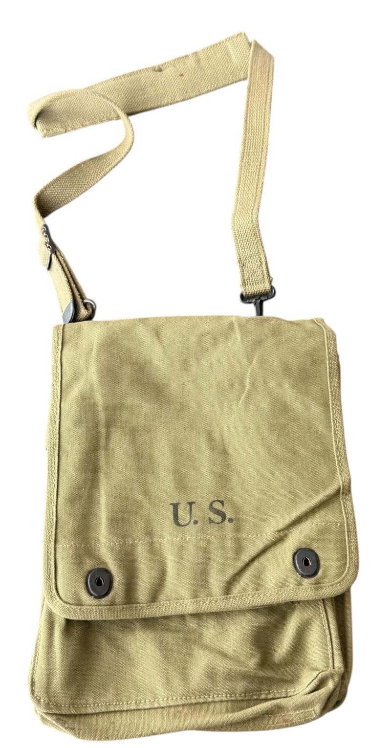 U.S. M1938 Mapcase & Carrier Strap 1942 - Stone Mint Condition