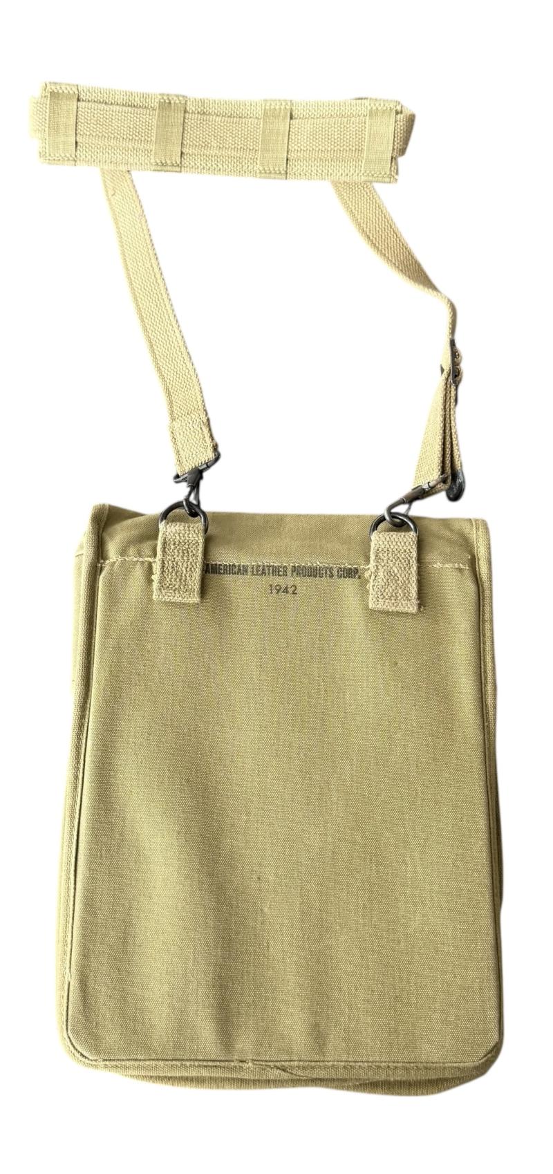 U.S. M1938 Mapcase & Carrier Strap 1942 - Stone Mint Condition