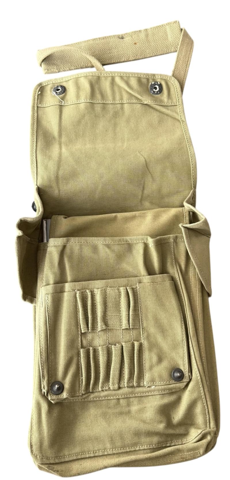 U.S. M1938 Mapcase & Carrier Strap 1942 - Stone Mint Condition