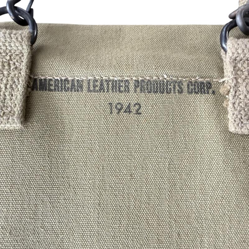U.S. M1938 Mapcase & Carrier Strap 1942 - Stone Mint Condition
