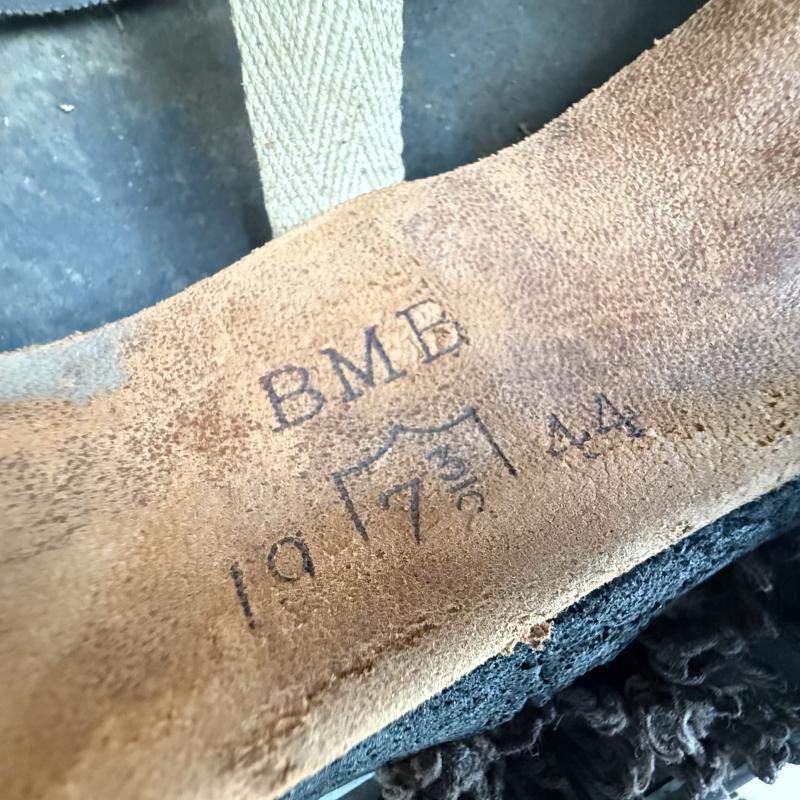 British (Airborne) MK3 Paratrooper/Airborne Combat Helmet 1944 Size 7 3/8 - Nice Used Condition