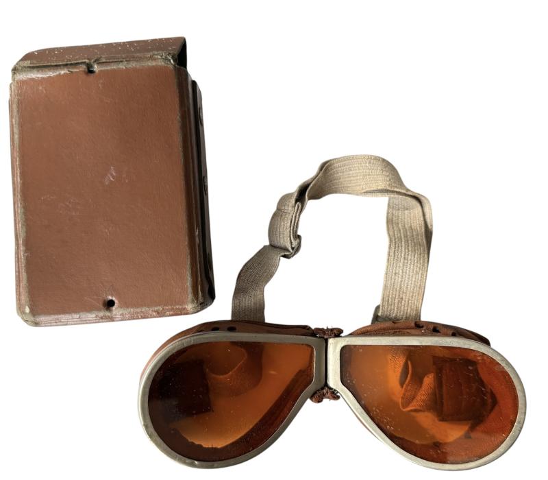 British Dispatch Riders Goggles - Nice Used Condition