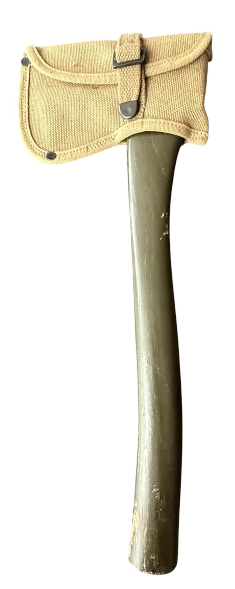 U.S. M-1910 Axe 1944 and Carrier 1918 - Nice Used Condition