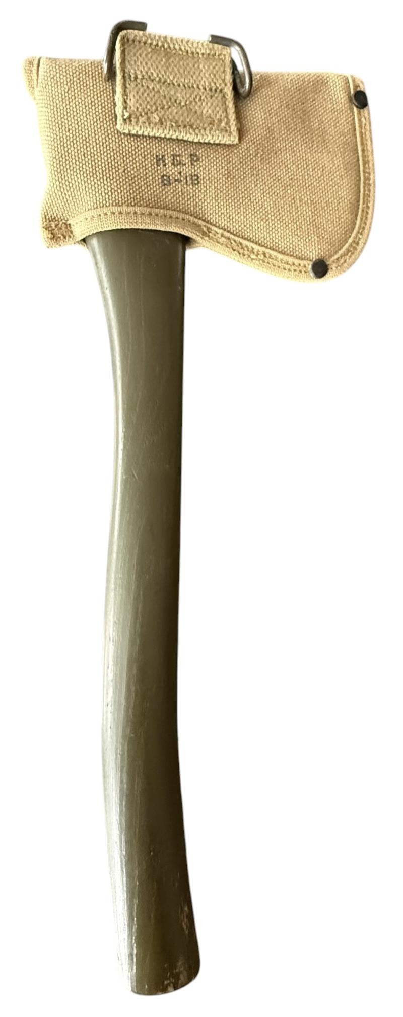 U.S. M-1910 Axe 1944 and Carrier 1918 - Nice Used Condition