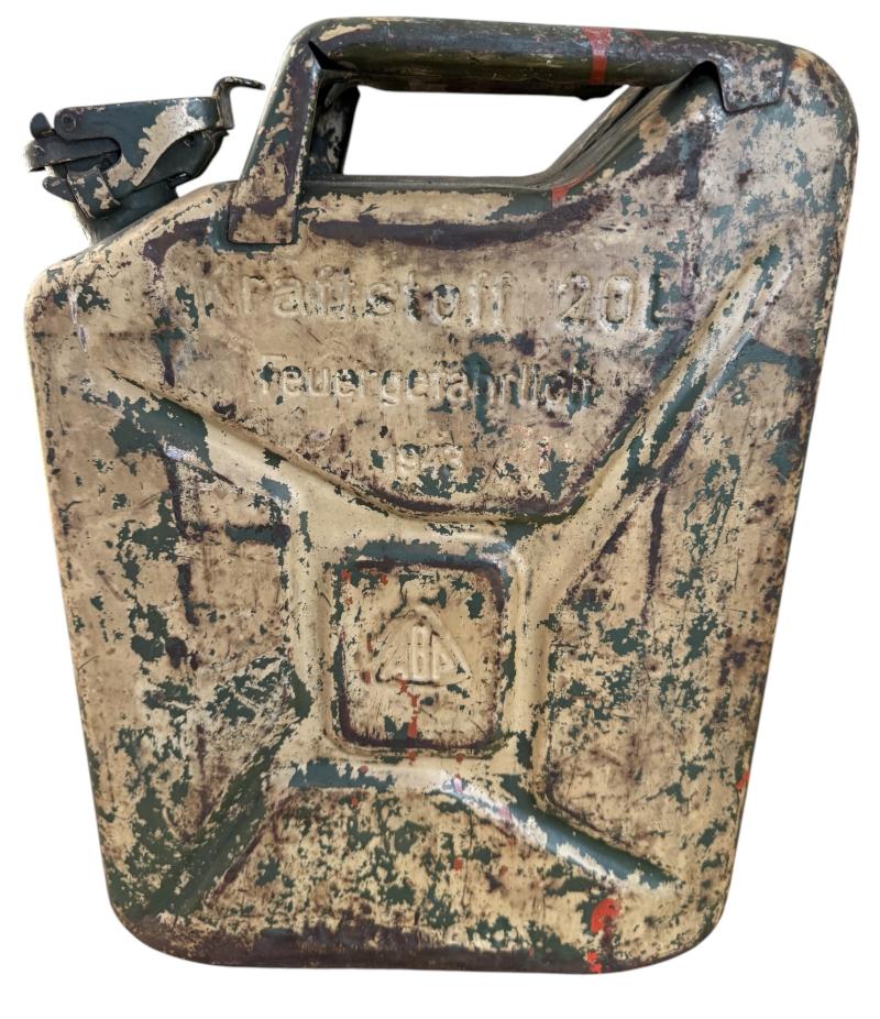 Wehrmacht Tan Camouflaged Or Overpaind Jerrycan 1943 