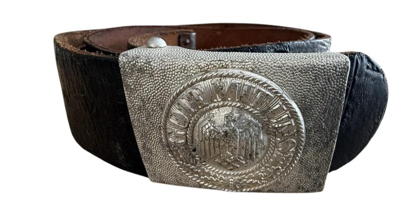 WH (HEER) Parade Belt and Buckle - Nice Used Condition