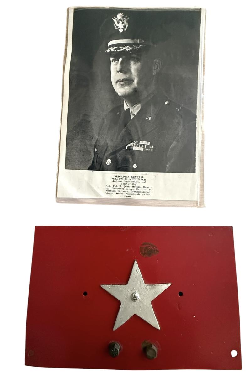 Bumper Plate General Milton H Medenbach - Nice Used Condition
